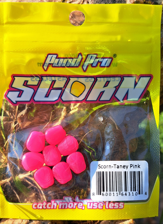 Scorn™️- Taney Pink Reusable Soft Plastics